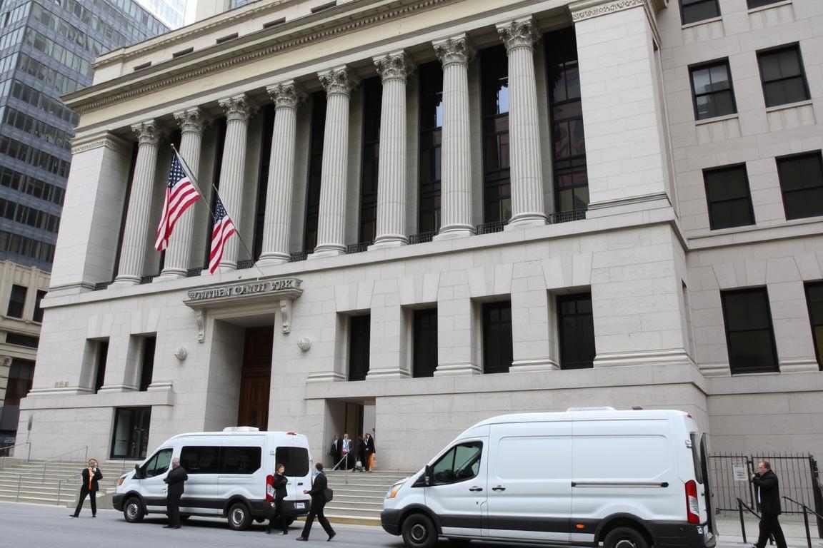 Federal courthouse where the Diddy trial is taking place Federal courthouse where the Diddy trial is taking place