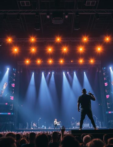 Kendrick Lamar and SZA performing on the Grand National Tour stage, one of the biggest hip hop and R&B tours of 2025