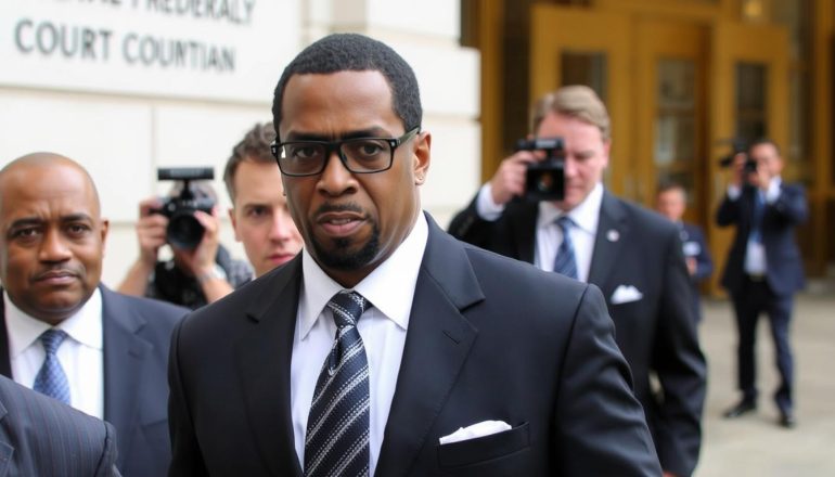 Sean 'Diddy' Combs arriving at Manhattan federal court for his trial