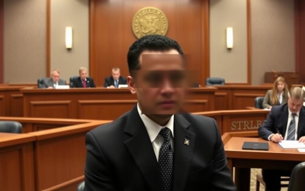 Witness testifying in the Diddy trial with face obscured for privacy Witness testifying in the Diddy trial with face obscured for privacy